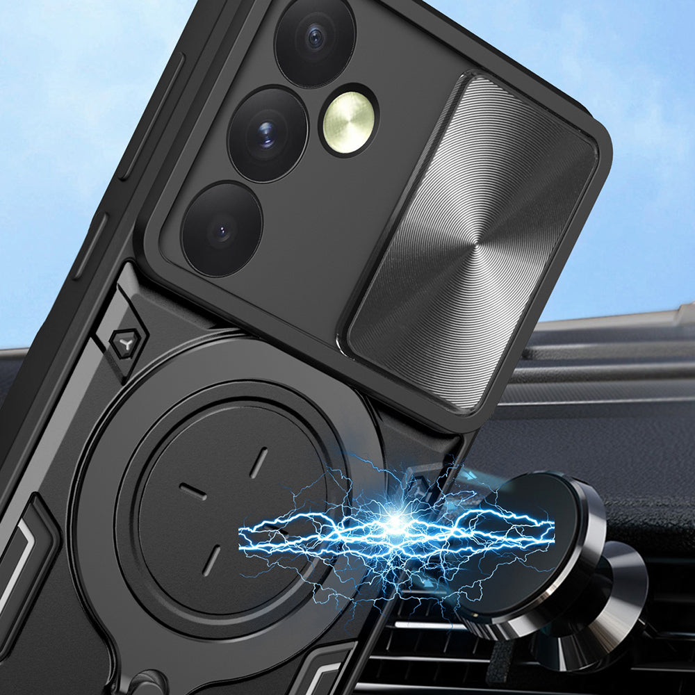 Case for Samsung Galaxy A55 5G A556, Techsuit, CamGuard Pro, Black