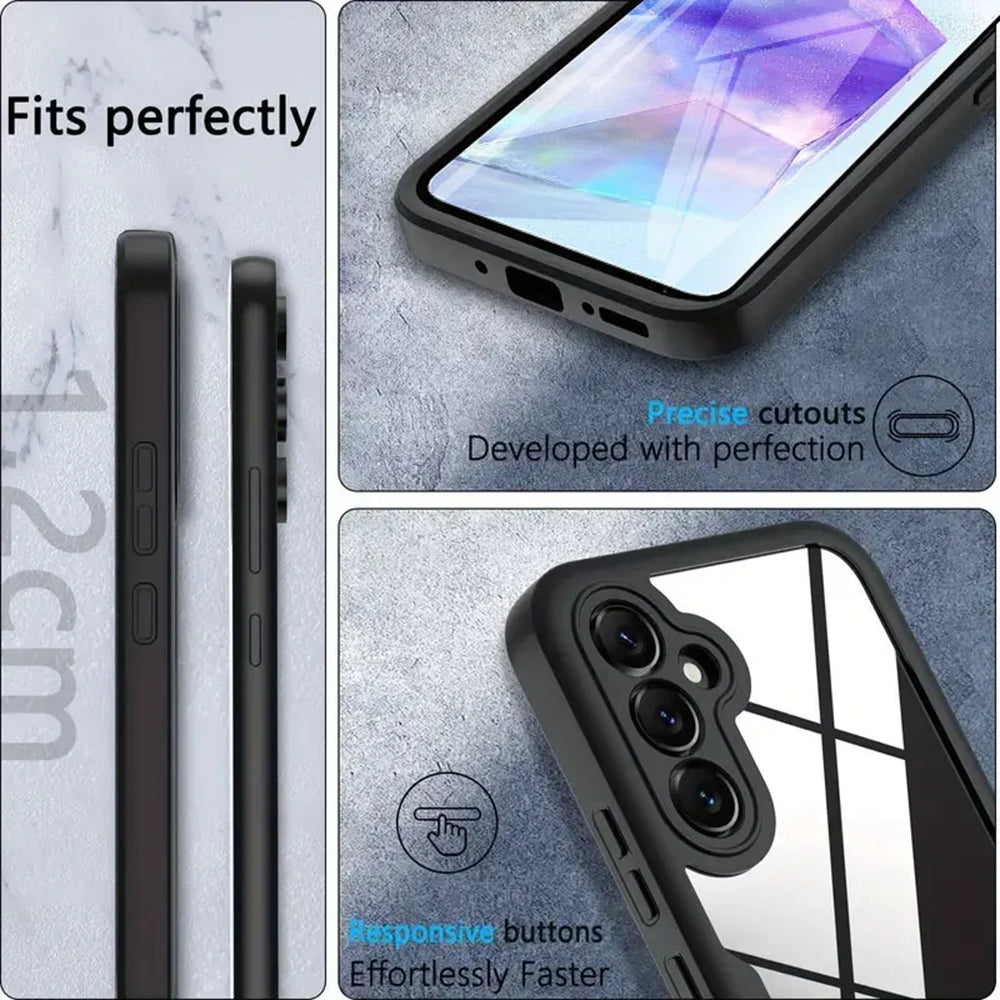 Case for Samsung Galaxy A55 5G A556, Techsuit, ColorVerse 360, Purple