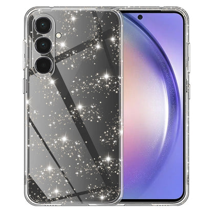 Case for Samsung Galaxy A55 5G A556, Techsuit, SparkleSkin, Transparent