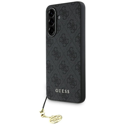 Case for Samsung Galaxy A56 A566, Guess, 4G Charm, Black