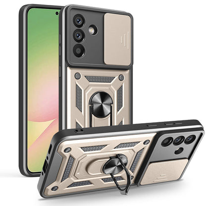 Case for Samsung Galaxy A56 A566, Techsuit, CamShield, Gold