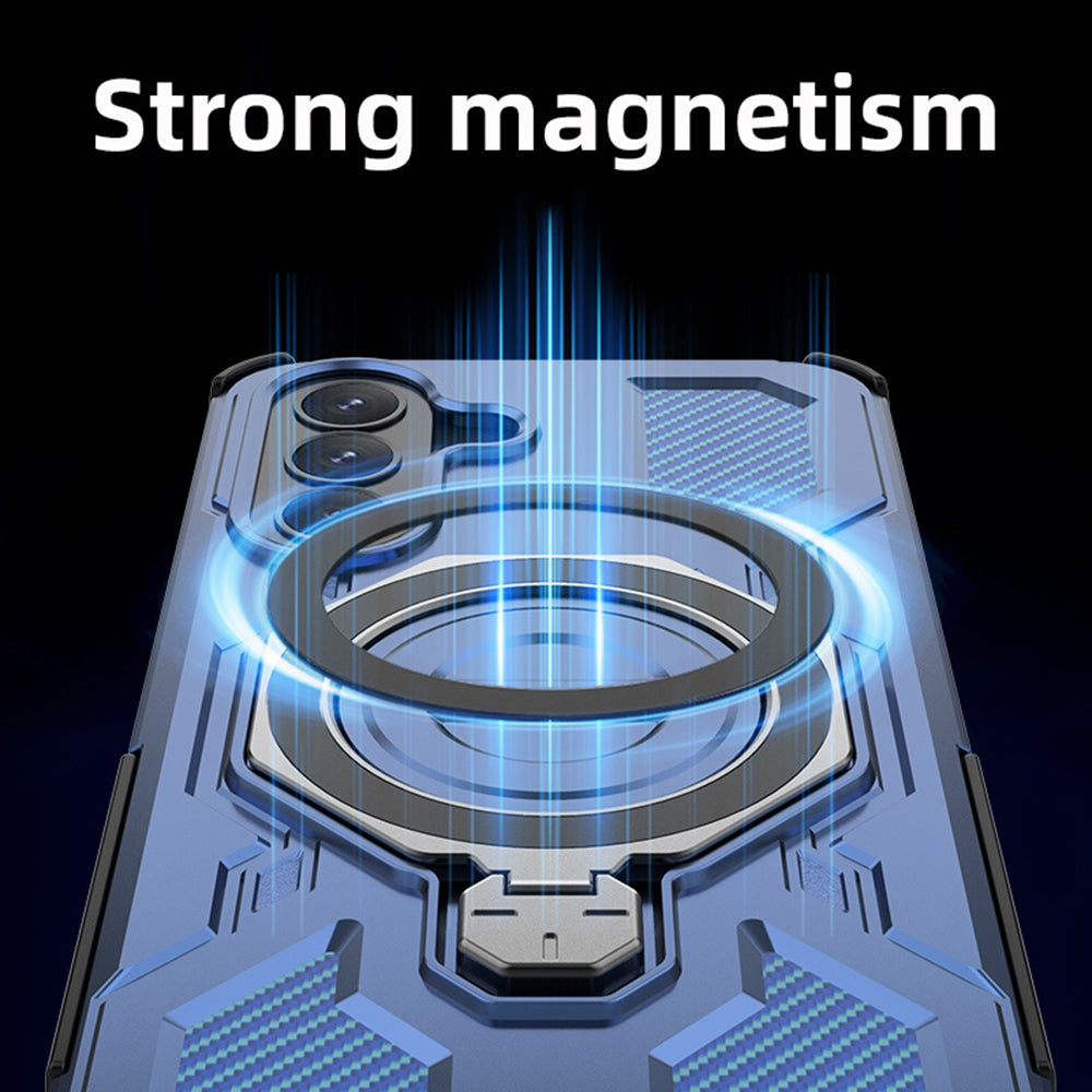 Case for Samsung Galaxy A57 5G, Techsuit, Carbon Shield Pro, Blue