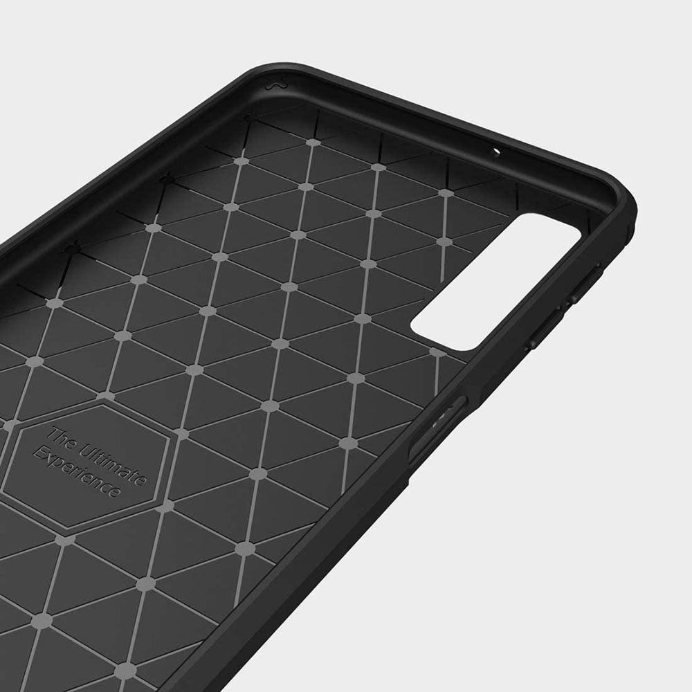 Case for Samsung Galaxy A7 (2018) A750, Techsuit, Carbon, Black