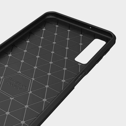 Case for Samsung Galaxy A7 (2018) A750, Techsuit, Carbon, Black