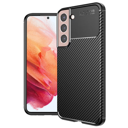 Case for Samsung Galaxy S21 5G G991, Techsuit, CarbonFiber, Black