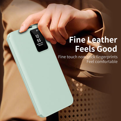 Case for Samsung Galaxy S22 5G S901, Techsuit, SmartView, Green