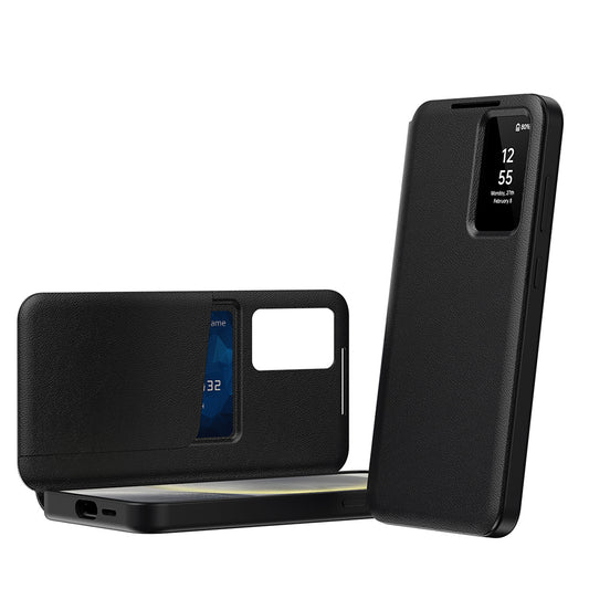 Case for Samsung Galaxy S22+ 5G S906, Techsuit, SmartView, Black