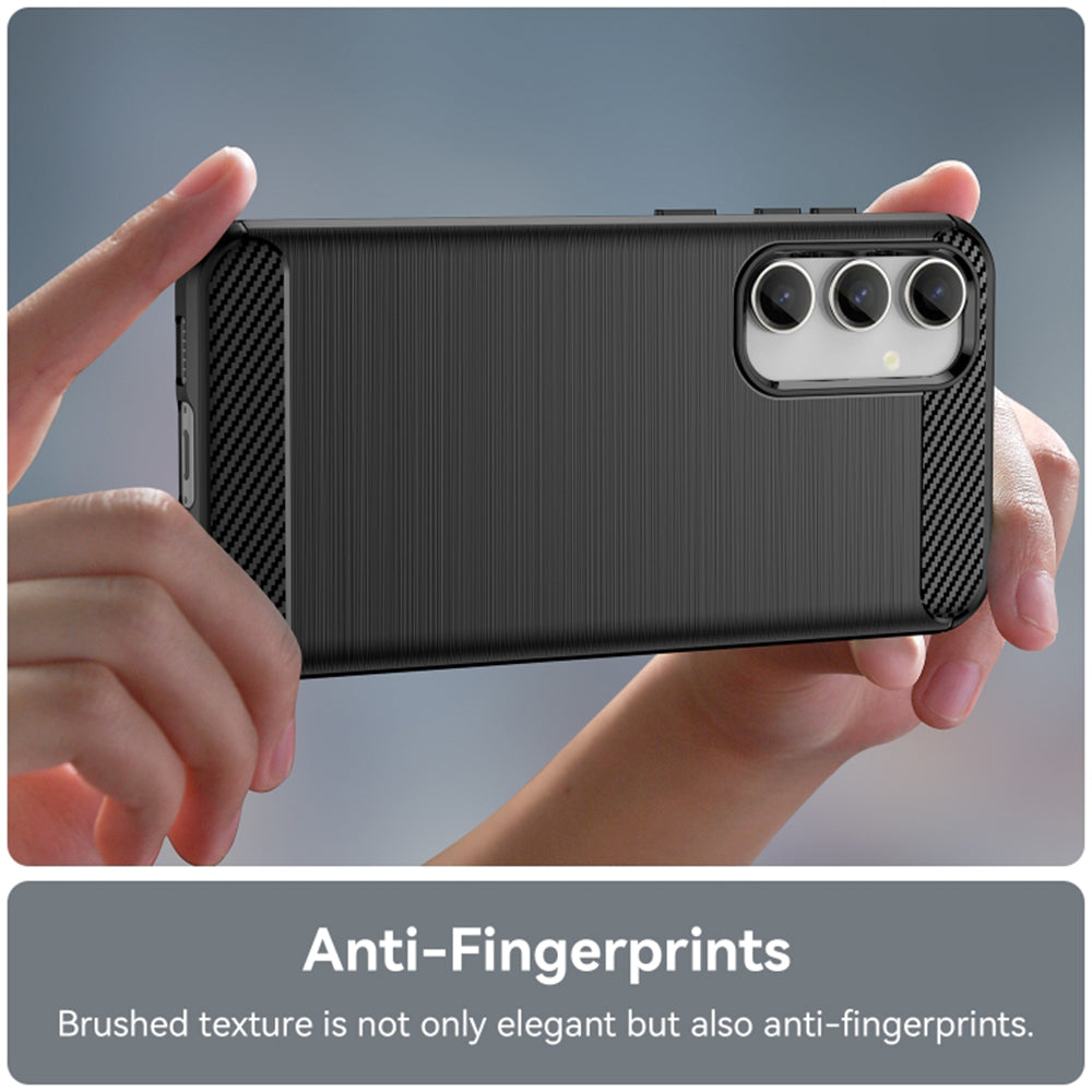 Case for Samsung Galaxy S23 FE S711, Techsuit, Carbon, Black