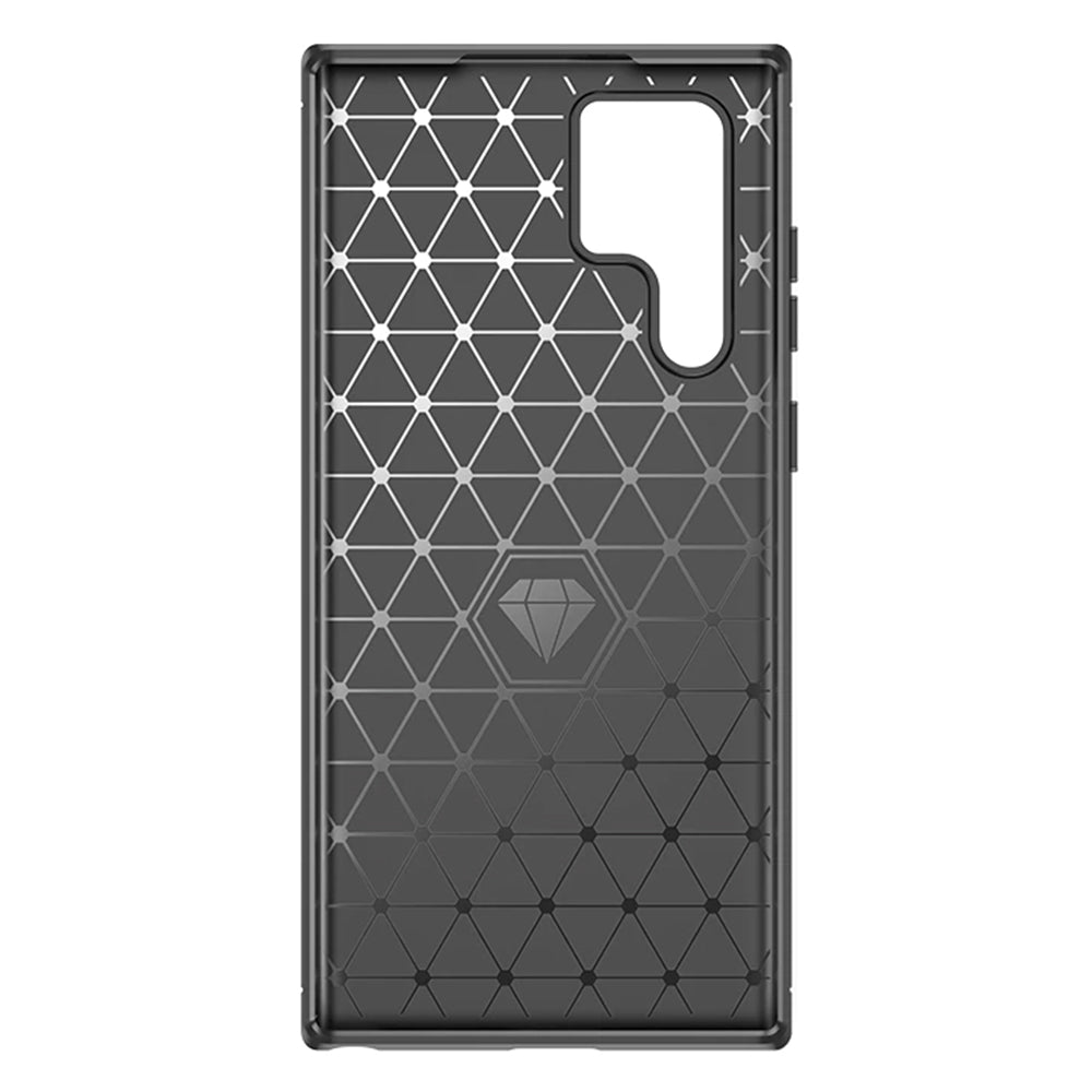 Case for Samsung Galaxy S23 Ultra S918, Techsuit, Carbon, Black