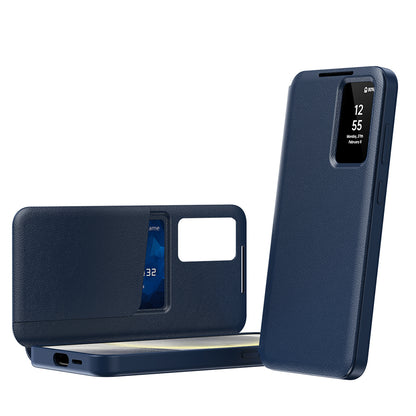 Case for Samsung Galaxy S24 FE S721, Techsuit, SmartView, Blue
