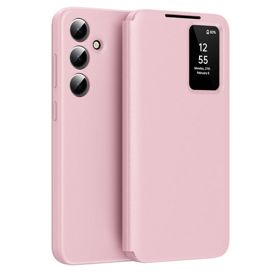 Case for Samsung Galaxy S24 FE S721, Techsuit, SmartView, Pink