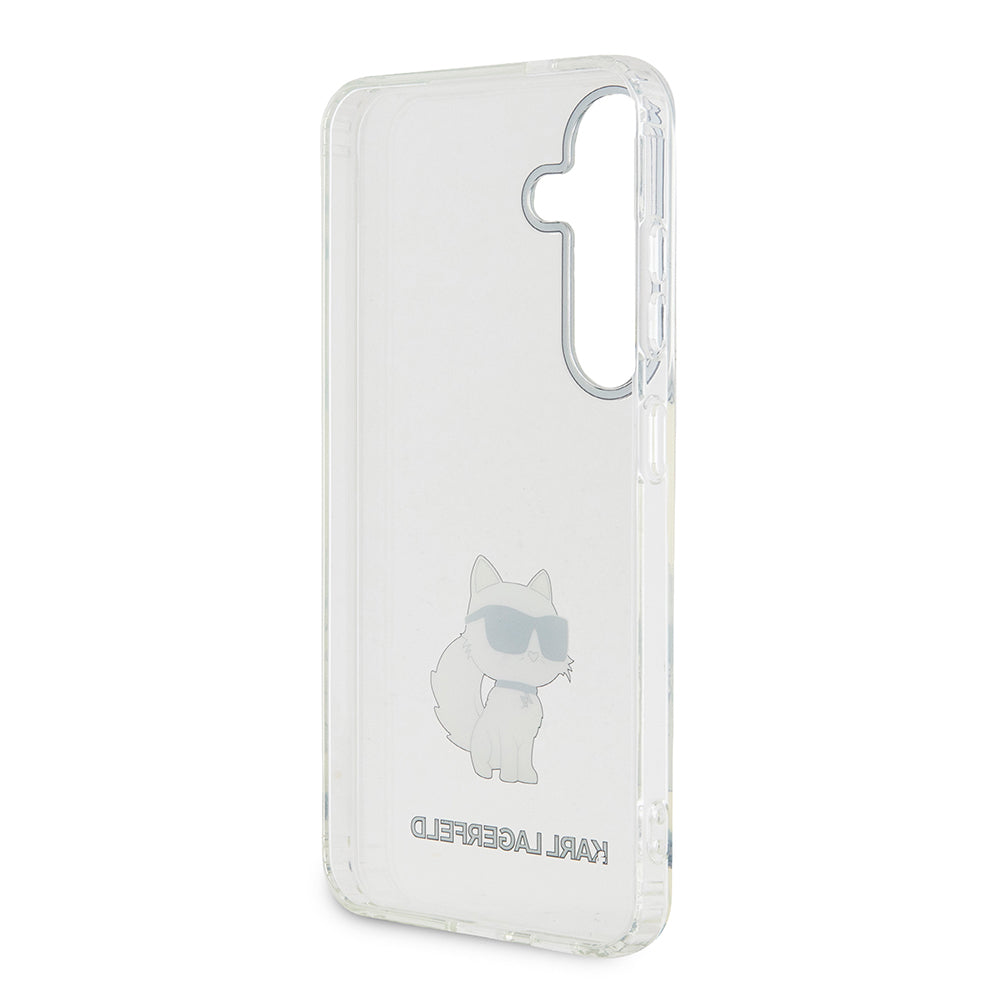 Case for Samsung Galaxy S24+ S926, Karl Lagerfeld, IML Luxury Choupette, Transparent