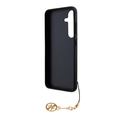 Case for Samsung Galaxy S24 S921, Guess, 4G Charm, Black