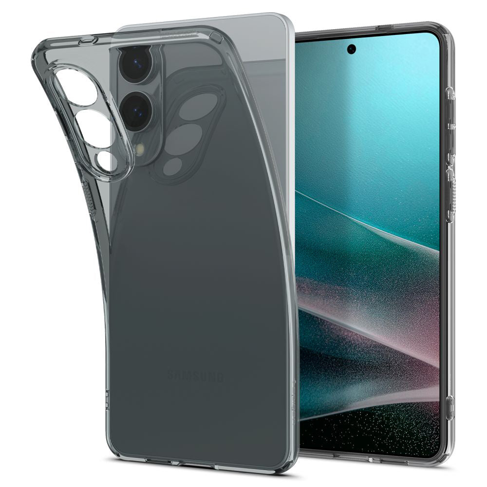 Case for Samsung Galaxy S25 Edge S937, Spigen, Liquid Crystal, Smoky ACS09426