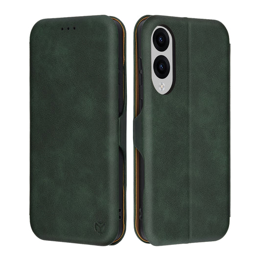 Case for Samsung Galaxy S25 Edge S937, Techsuit, Safe Wallet Plus, Green