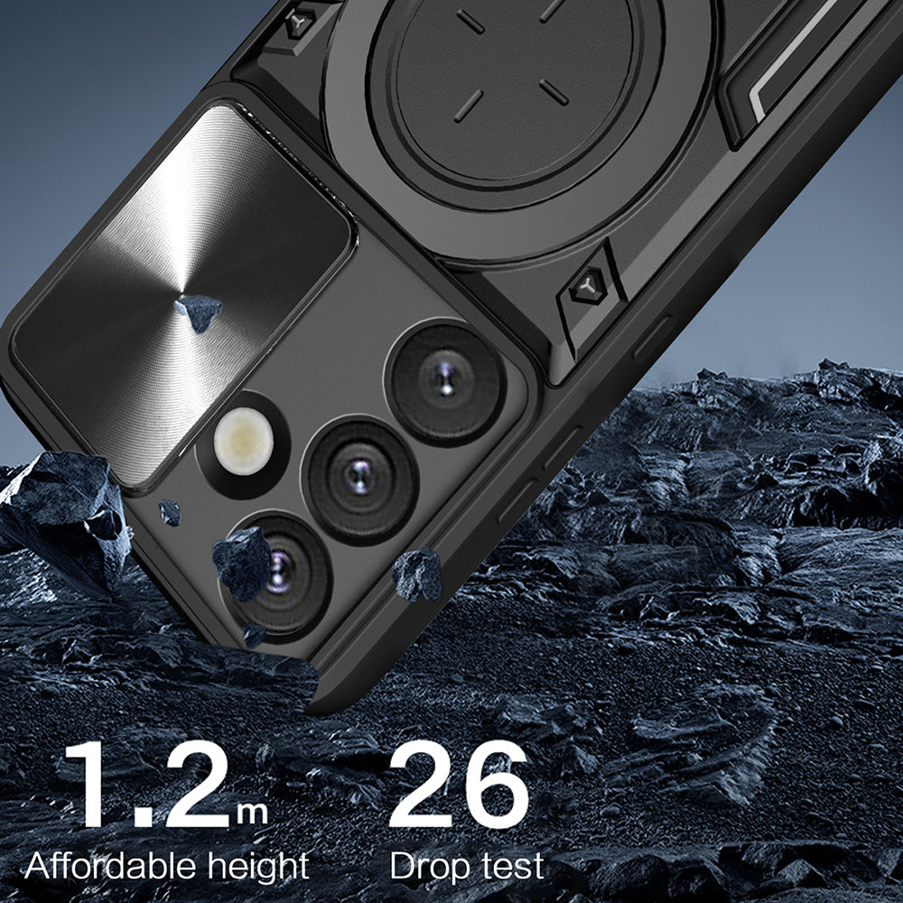 Case for Samsung Galaxy S25 FE, Techsuit, CamGuard Pro, Pink