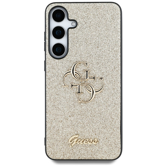 Case for Samsung Galaxy S25+ S936, Guess, Glitter Big 4G Script, Gold