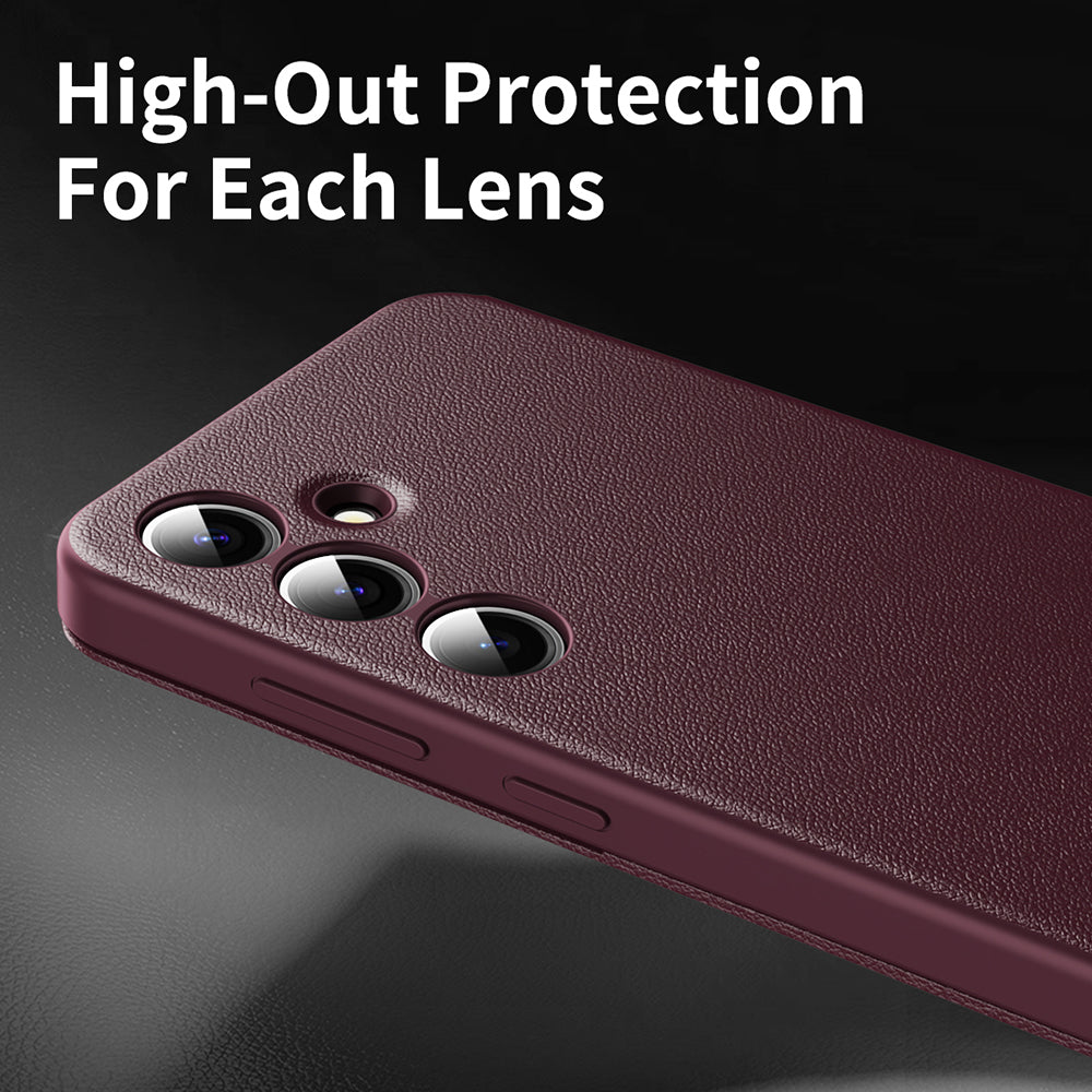 Case for Samsung Galaxy S25 S931, Techsuit, SmartView, Red