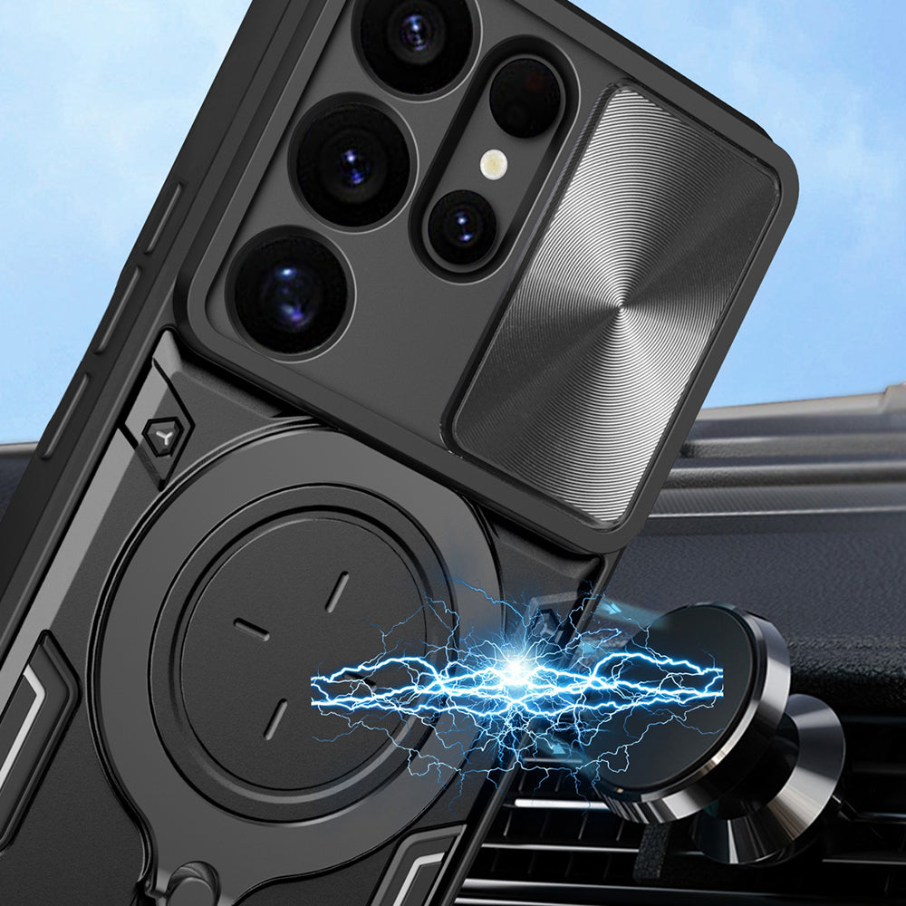 Case for Samsung Galaxy S25 Ultra S938, Techsuit, CamGuard Pro, Rose Gold