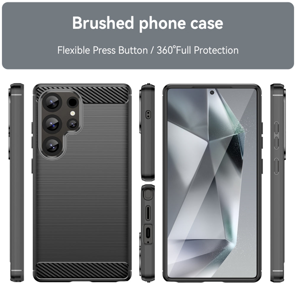 Case for Samsung Galaxy S25 Ultra S938, Techsuit, Carbon, Blue