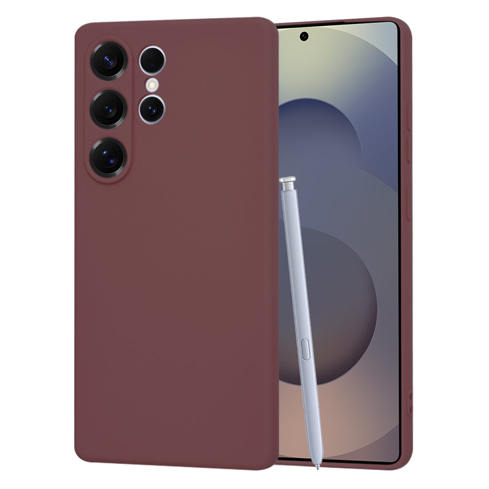 Case for Samsung Galaxy S25 Ultra S938, Techsuit, SoftFlex, Burgundy