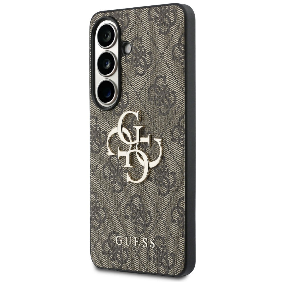 Case for Samsung Galaxy S26 Plus S947, Guess, 4G Big Logo, Brown