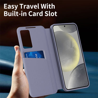 Case for Samsung Galaxy S26 Plus S947, Techsuit, SmartView, Purple