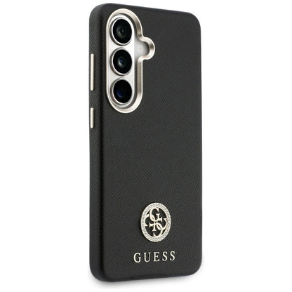 Case for Samsung Galaxy S26 S942, Guess, Rhinestone Round Logo, Black