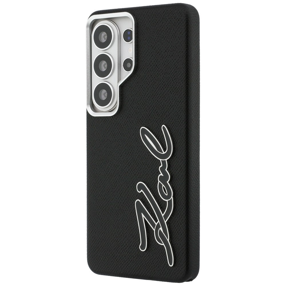Case for Samsung Galaxy S26 Ultra S948, Karl Lagerfeld, Signature Resin Logo, Black