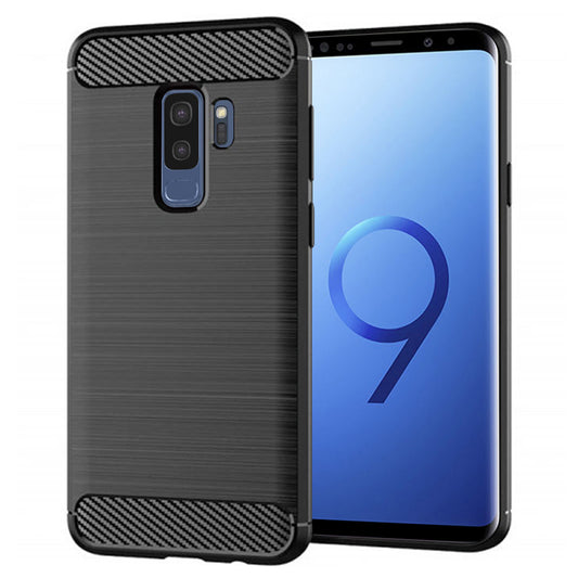 Case for Samsung Galaxy S9+ G965, Techsuit, Carbon, Black