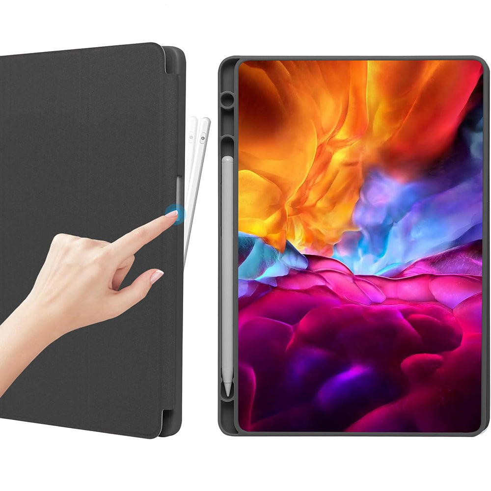 Case for Samsung Galaxy Tab A9+, Techsuit, Flex Trifold, Black