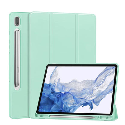 Case for Samsung Galaxy Tab S10 FE+, Techsuit, Flex Trifold, Matcha Green