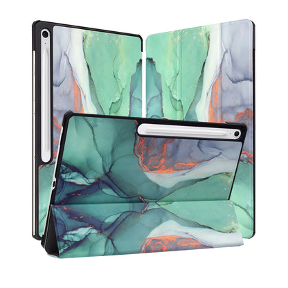 Case for Samsung Galaxy Tab S10 FE+, Techsuit, FoldPro Green Time, Multicolor