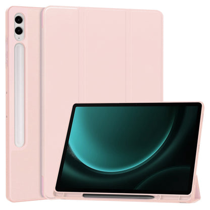 Case for Samsung Galaxy Tab S10+ / Tab S9 FE+ / Tab S9+, Techsuit, Flex Trifold, Pink