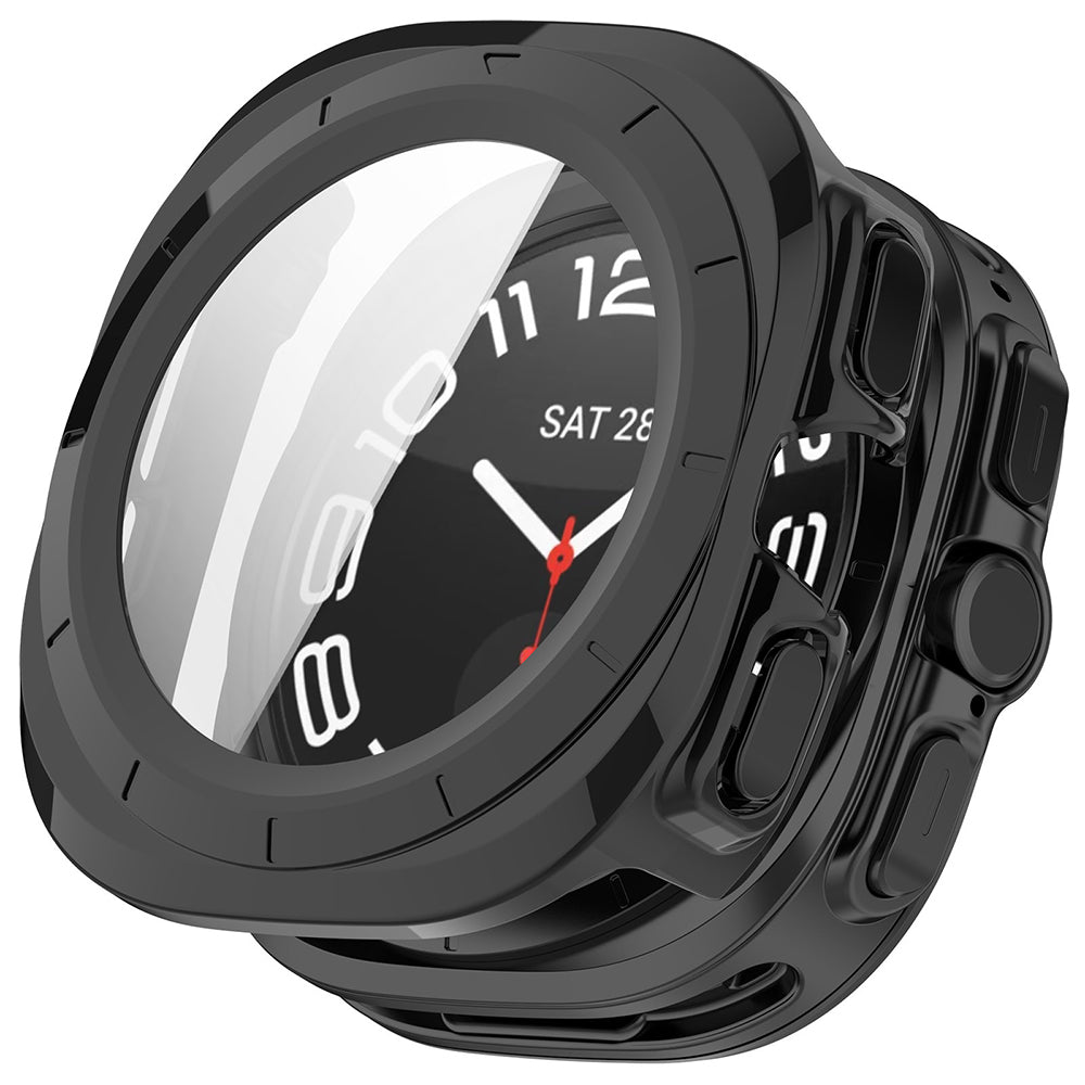 Case for Samsung Galaxy Watch Ultra2, Techsuit, Defense360 Pro, Black