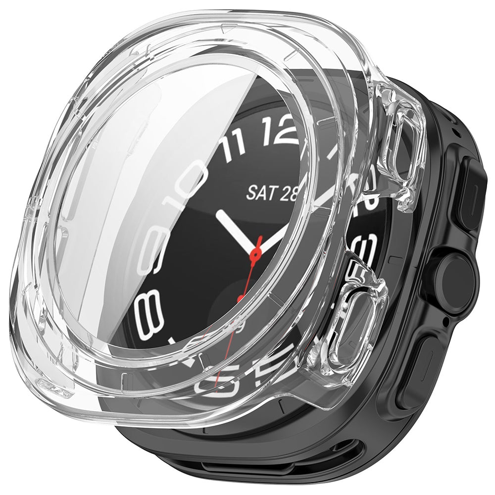Case for Samsung Galaxy Watch Ultra2, Techsuit, Defense360 Pro, Transparent