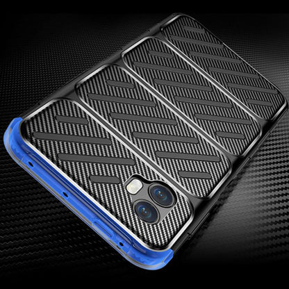 Case for Samsung Galaxy XCover7 Pro, Techsuit, CarbonFiber, Black