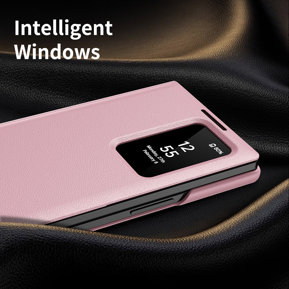 Case for Samsung Galaxy Z Fold3 5G F926, Techsuit, SmartView, Pink