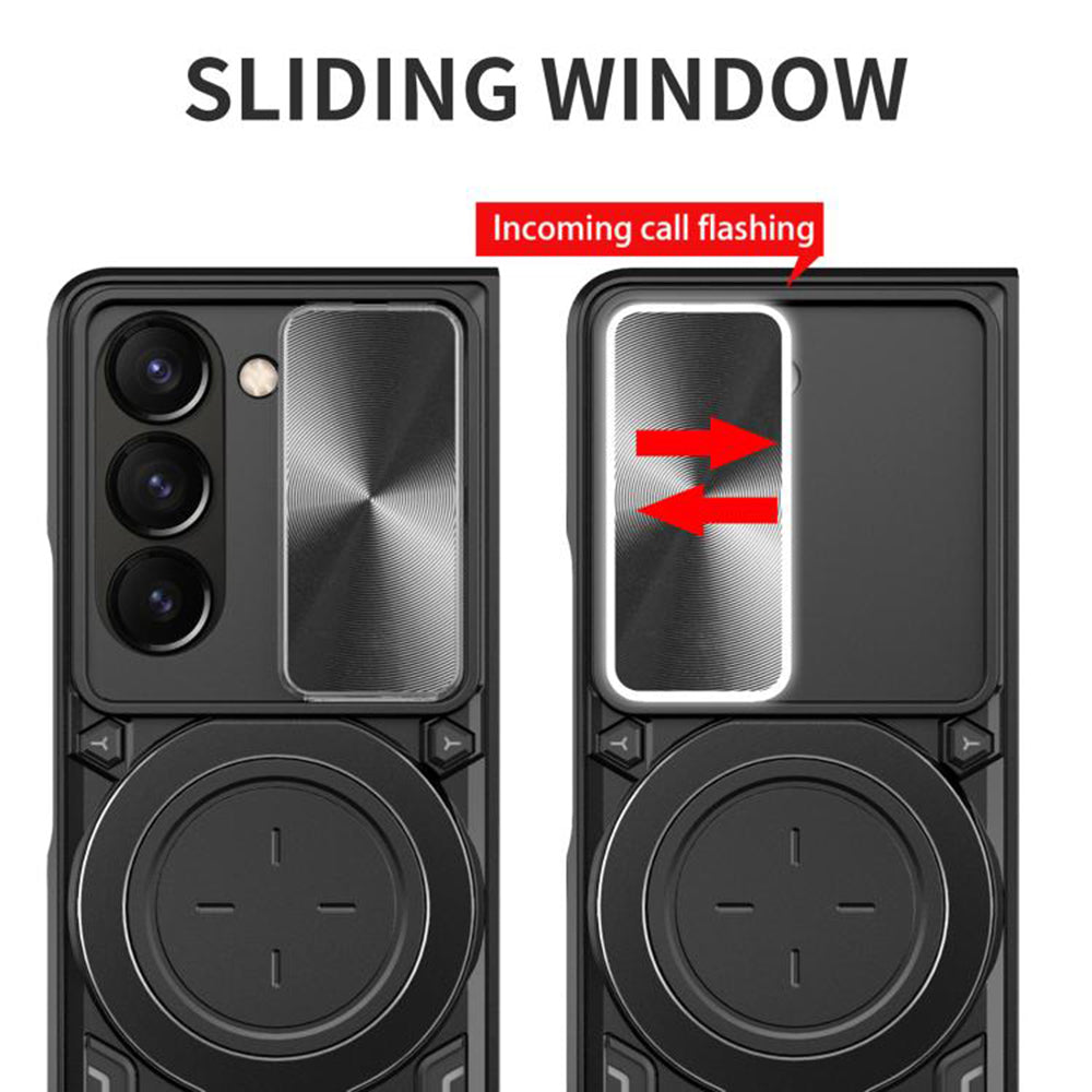 Case for Samsung Galaxy Z Fold8 Ultra F976 / Z Fold7 F966, Techsuit, CamGuard Pro, Black