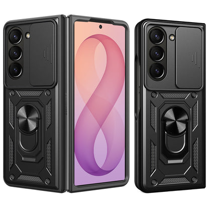 Case for Samsung Galaxy Z Fold8 Ultra F976 / Z Fold7 F966, Techsuit, CamShield, Black