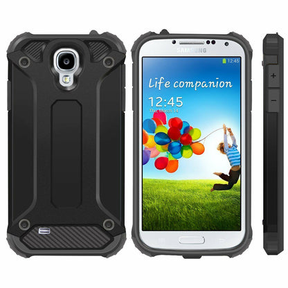 Case for Samsung I9500 Galaxy S4, Techsuit, Hybrid Armor, Black