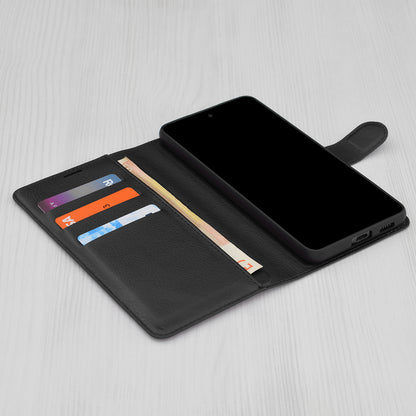 Case for Sony Xperia 1 VI, Techsuit, Leather Folio, Black