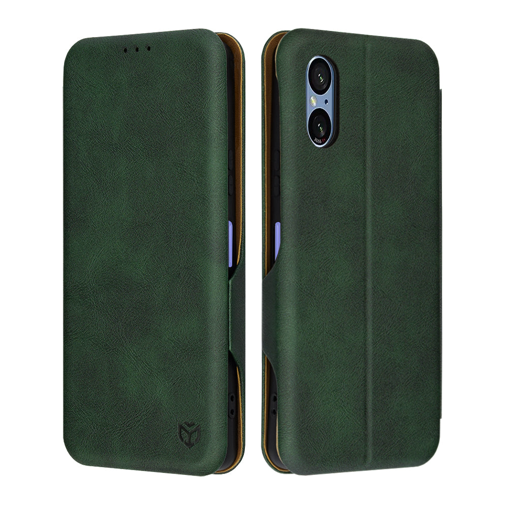 Case for Sony Xperia 5 VI, Techsuit, Safe Wallet Plus, Green