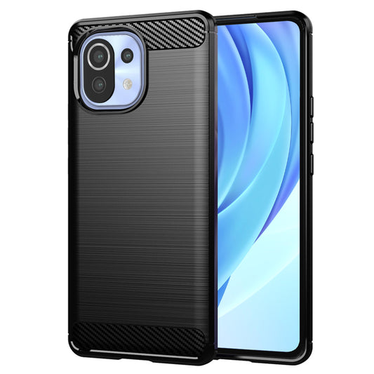 Case for Xiaomi 11 Lite 5G NE / Mi 11 Lite 5G / 11 Lite, Techsuit, Carbon, Black