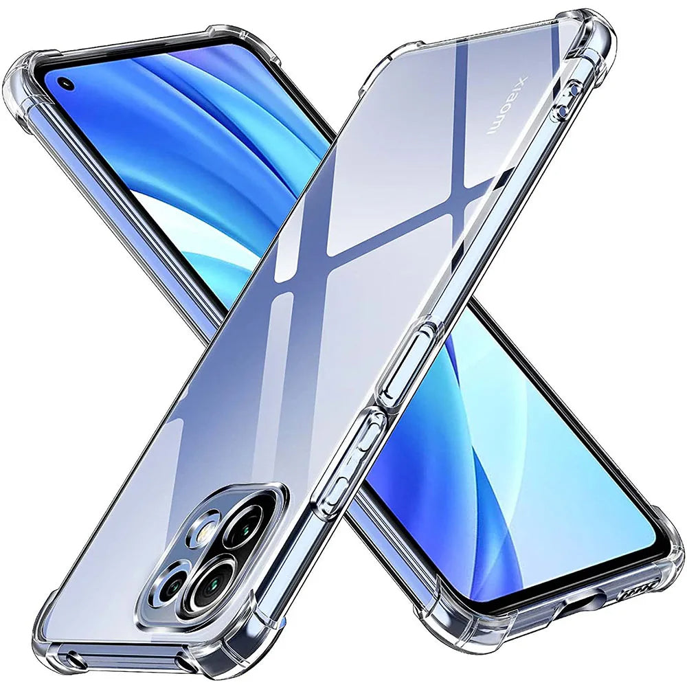 Case for Xiaomi 11 Lite 5G NE / Mi 11 Lite 5G / 11 Lite, Techsuit, Shockproof Clear, Transparent