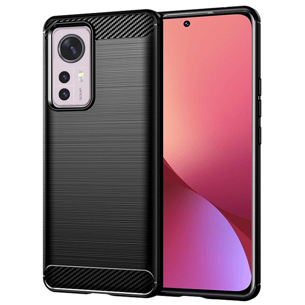 Case for Xiaomi 12X / 12, Techsuit, Carbon, Black