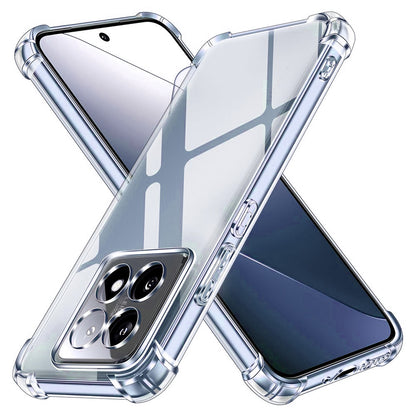 Case for Xiaomi 14T Pro, Techsuit, Shockproof Clear, Transparent