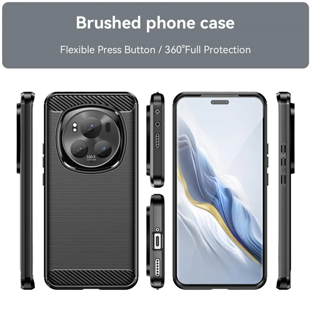 Case for Xiaomi 15 Pro, Techsuit, Carbon, Black