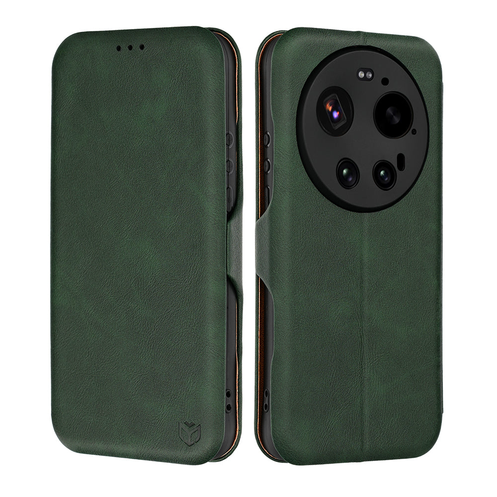 Case for Xiaomi 17 Ultra, Techsuit, Safe Wallet Plus, Green