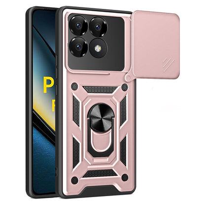 Case for Xiaomi Poco F6 Pro, Techsuit, CamShield, Pink
